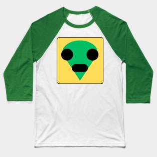 Scared Alien Baseball T-Shirt